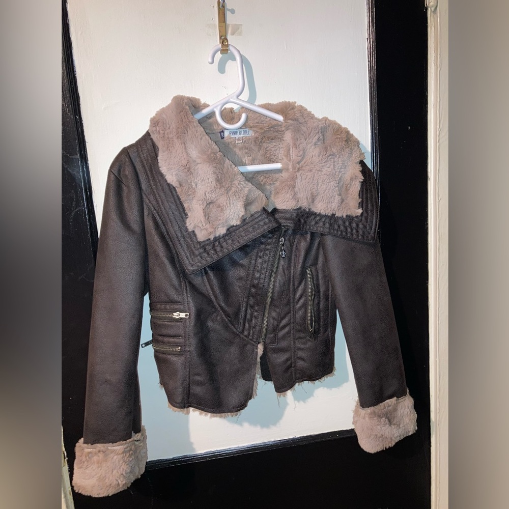 Jennifer Lopez Fur Winter Coat